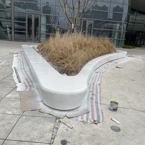 玻璃钢花箱阳花池坐凳 赛奥树池专业设计与在线定制工厂直出服务